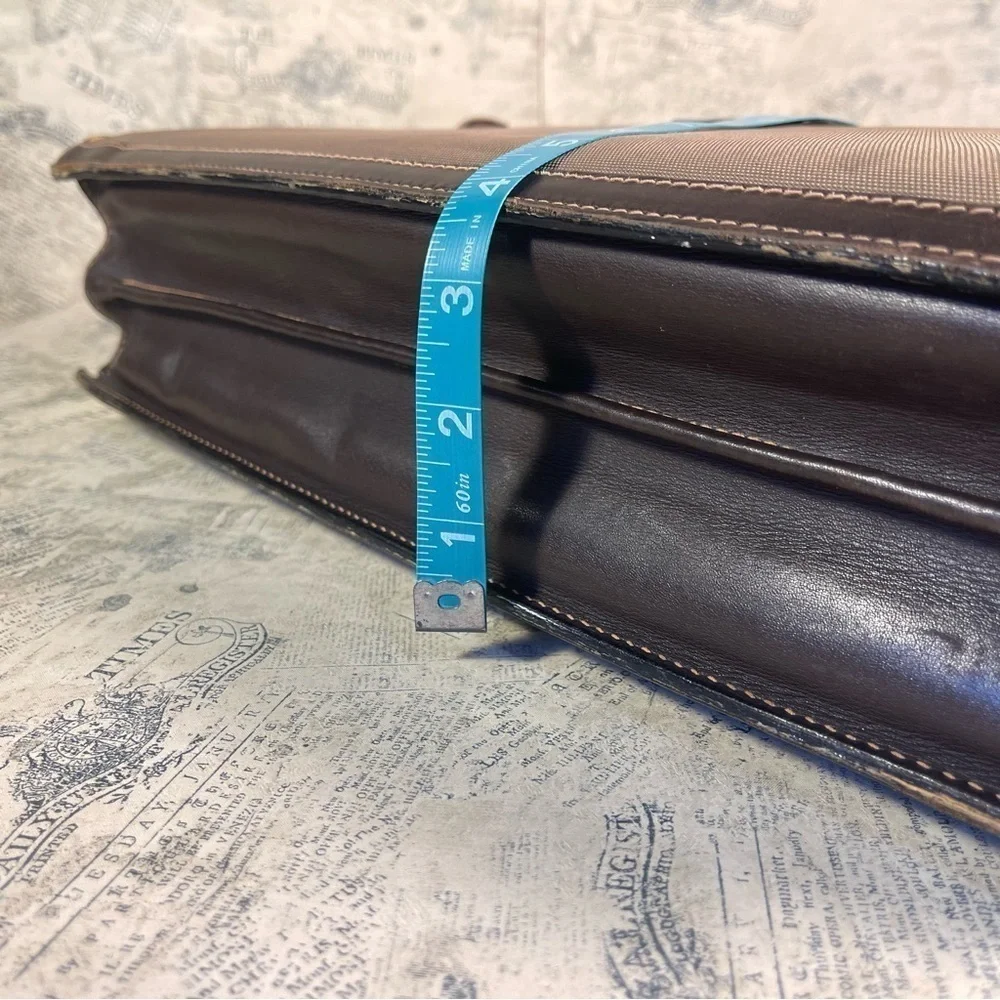Rare Vintage Gucci Knight Crest Canvas & Leather Briefcase | Made in Italy